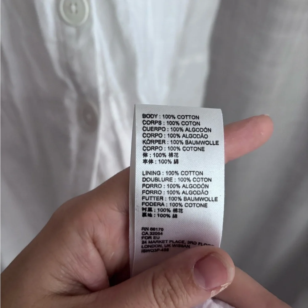UO | White cotton midi, coastal, cottagecore dress - Picture 6 of 8